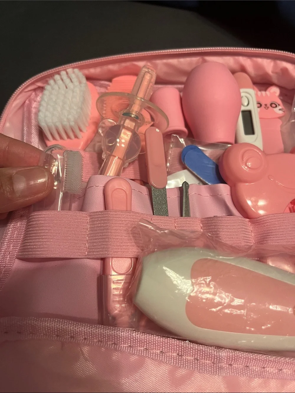 Kids Pink Baby Care & Bath Kit – Complete Grooming Set